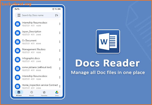 Docs Reader - Word office screenshot