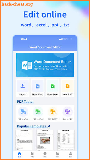 Document Editor：word,excel,ppt screenshot
