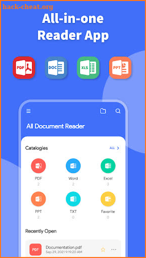 Document Reader - PDF viewer, word, excel, slide screenshot