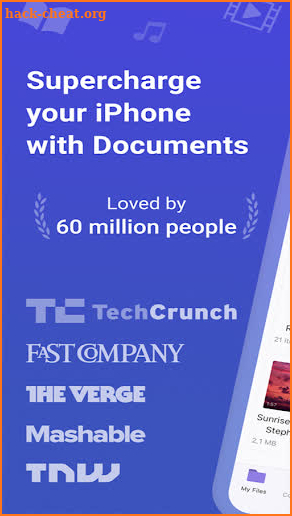 Documents by Readdle tutorial screenshot
