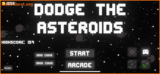 Dodge The Asteroids screenshot
