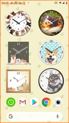 Dog Analog-Clocks Widget screenshot