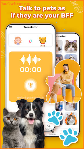 Dog & Cat Translator Prank App screenshot