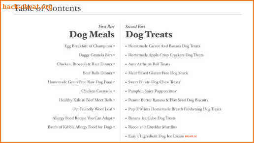 Dog Food Recipes - Homemade Do screenshot