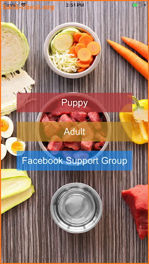 Dog Raw Feeding Calculator screenshot
