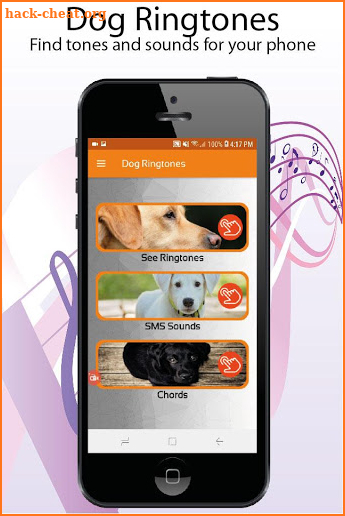Dog ringtones free, dog sounds screenshot