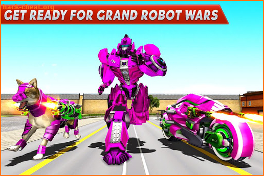 Dog Robot Transform Moto Robot Transformation Game screenshot