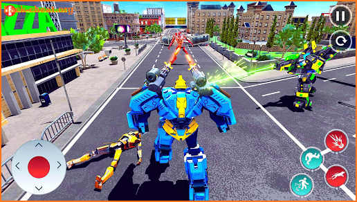 Dog Robot Transforming: robot shooting games screenshot