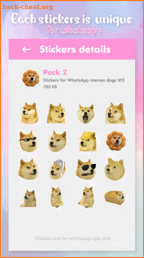 Dog Stickers for Whatsapp screenshot