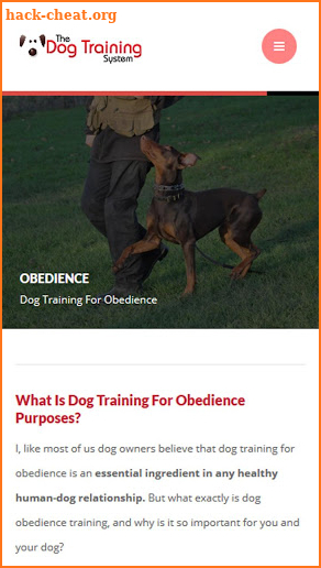 Dog Training screenshot