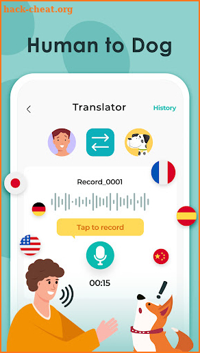 Dog Translator: Human to Dog screenshot