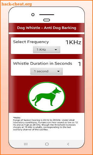 Dog Whistle - Anti Dog Barking screenshot