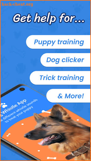Dog whistle app: Dog clicker & Dog training online screenshot