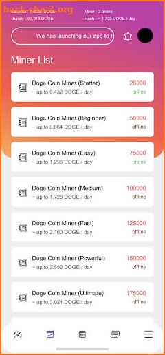 Doge Coin Miner screenshot