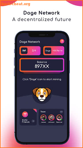Doge Network - Mining app screenshot