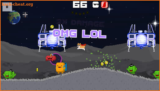 Doge on Moon: so free, much arcade screenshot