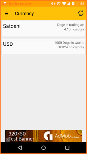 Dogecoin Wallet Monitor screenshot