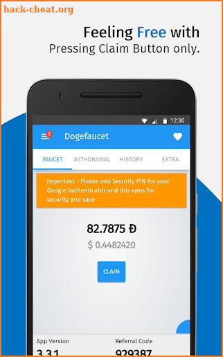 Dogefaucet: Free Dogecoin screenshot