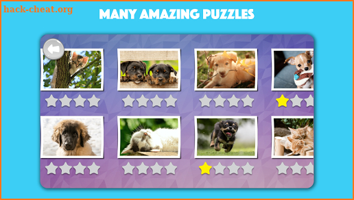 Dogs & Cats Puzzles for kids & toddlers 2 🐱🐩 screenshot