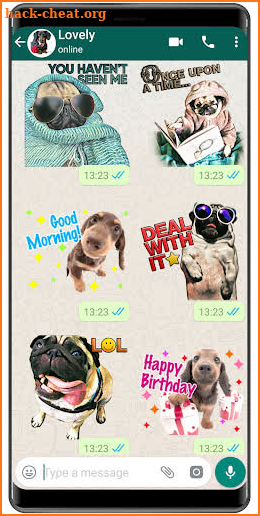 Dogs Stickers 🐶 WAStickerApps dogs memes screenshot