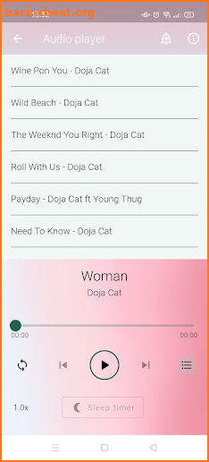 Doja Cat song Offline screenshot