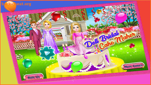 Doll Bridal Cake Maker screenshot