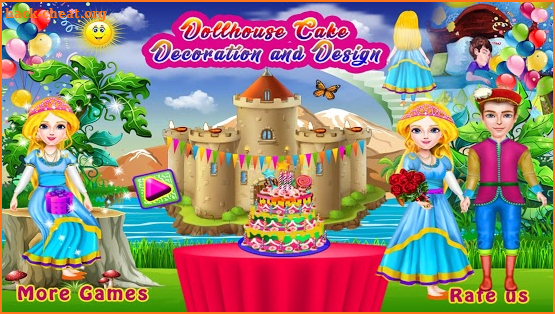 Doll House Cake Decoration & Design Girls Games screenshot