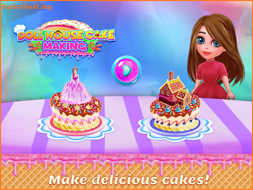 Doll House Cake Maker Decorate & Bake screenshot