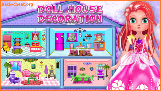 Doll House Decoration Interior Game screenshot