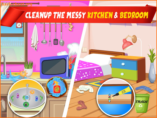 Doll House Makeover: Home Repair & Cleaning Games screenshot