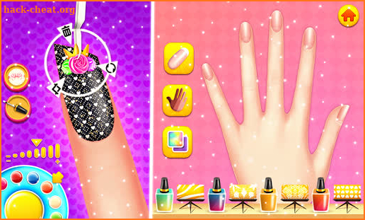 Doll Nail makeup : Fashion Girl games 2020 screenshot