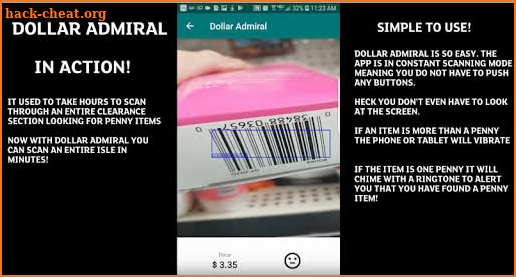 Dollar Admiral Penny Shopping App Free Edition screenshot
