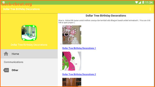 Dollar Tree Birthday Decorations screenshot