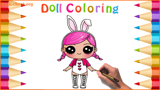 Dolls  Coloring Book screenshot