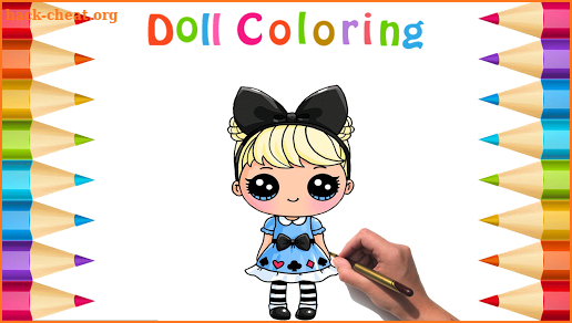 Dolls  Coloring Book screenshot