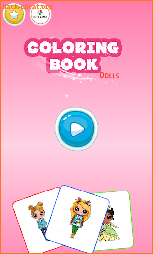 Dolls Coloring Book Pages: Kids Coloring Surprise screenshot