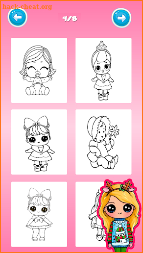 Dolls Coloring Book Pages: Kids Coloring Surprise screenshot