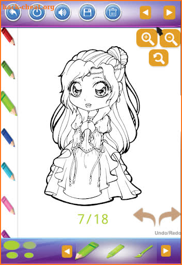 Dolls Coloring Book  with Surprise Effects screenshot
