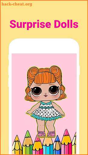 Dolls Surprise Coloring Page Lol - For Kids screenshot