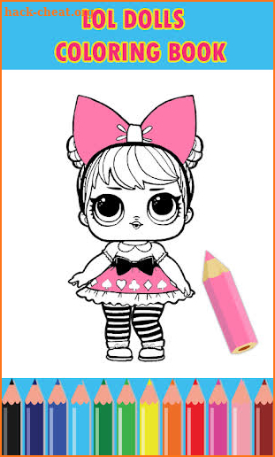 Dolls Surprise Coloring Pages Lol screenshot