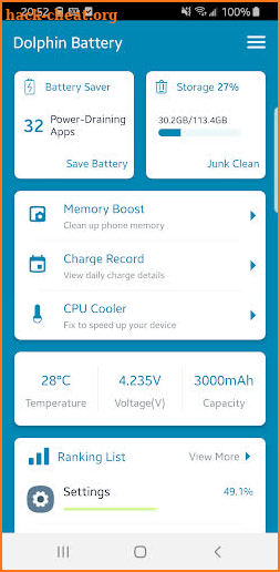 Dolphin Battery screenshot