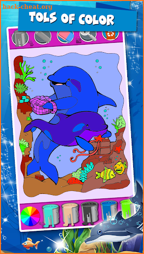 Dolphins Coloring Book screenshot