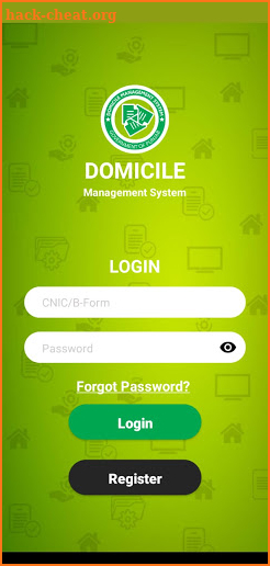 Domicile Management System screenshot