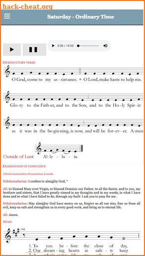 Dominican Compline (Night Prayer) screenshot