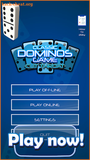Dominoes Game - Cut Throat screenshot