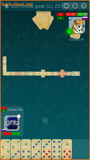 Dominoes LiveGames - free online game screenshot