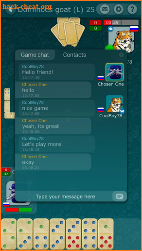 Dominoes LiveGames - free online game screenshot