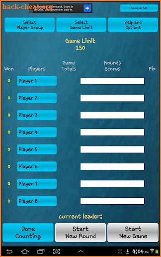 Dominoes ScoreBoard Pro screenshot
