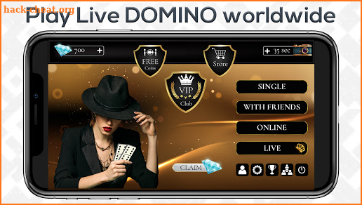 Dominoes: Video Live Domino screenshot