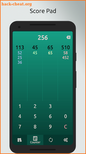 Dominos Cheater (Cards Tracker - Score Pad) screenshot